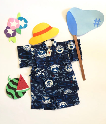 Baby Boy’s Cotton Fujisan 2-piece Jinbei